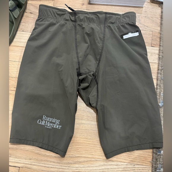 Satisfy Running Shorts in Olive